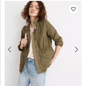 Madewell olive green utility jacket size 2x
